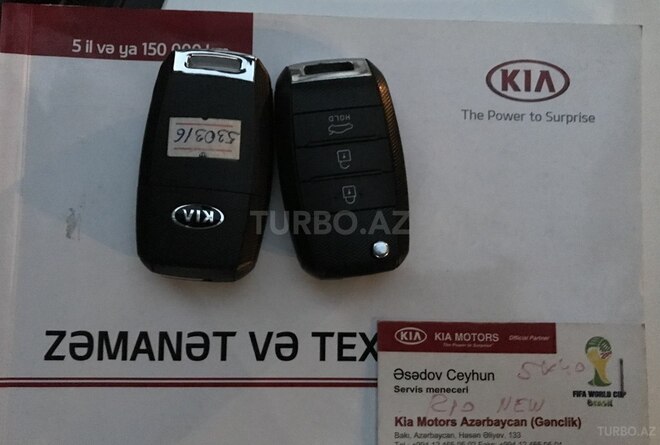 Kia Cerato 2013, 69,000 km - 1.6 l - Bakı