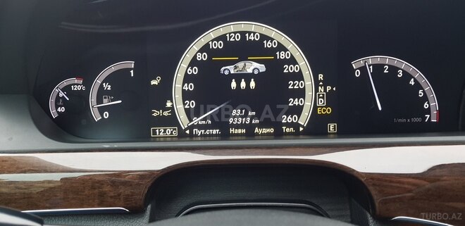 Mercedes S 350 2012, 93,000 km - 3.5 l - Bakı