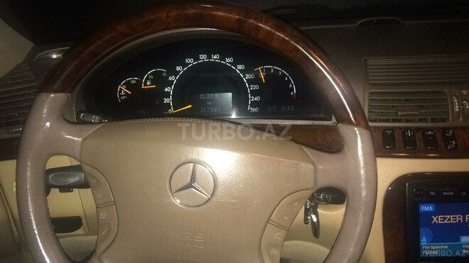 Mercedes S 500 2000, 200,010 km - 4.7 l - Bakı