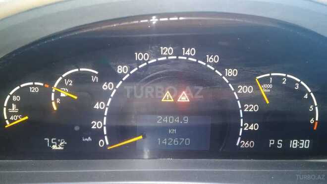 Mercedes S 320 2002, 142,670 km - 3.2 l - Bakı
