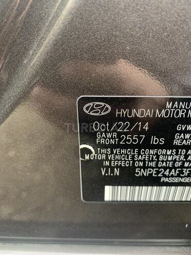 Hyundai Sonata 2014, 120,000 km - 2.4 l - Bakı