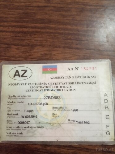 GAZ 2705 1998, 180,025 km - 2.5 l - Sabirabad