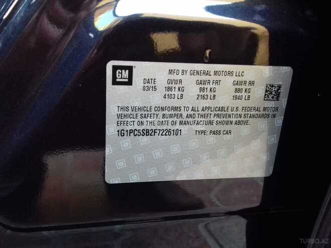 Chevrolet Cruze 2015, 41,000 km - 1.4 l - Bakı