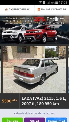 LADA (VAZ) 2115 2007, 200,000 km - 1.6 л - Ağsu