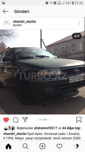 Opel Astra 1996, 332,544 km - 1.6 л - Şəmkir
