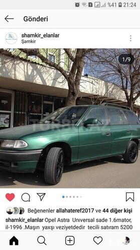 Opel Astra 1996, 332,544 km - 1.6 л - Şəmkir