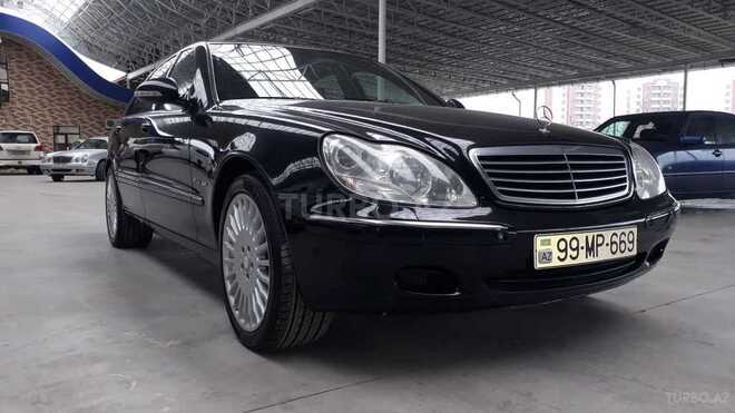 Mercedes S 320 2001, 207,322 km - 3.2 l - Gəncə