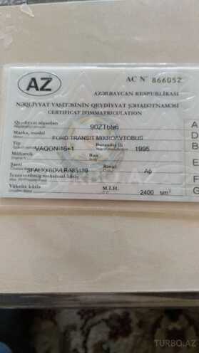 Ford Transit 1995, 358,000 km - 2.5 л - Qobustan