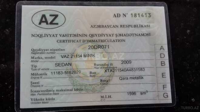 LADA (VAZ) 2115 2009, 115,000 km - 1.6 л - Şəmkir