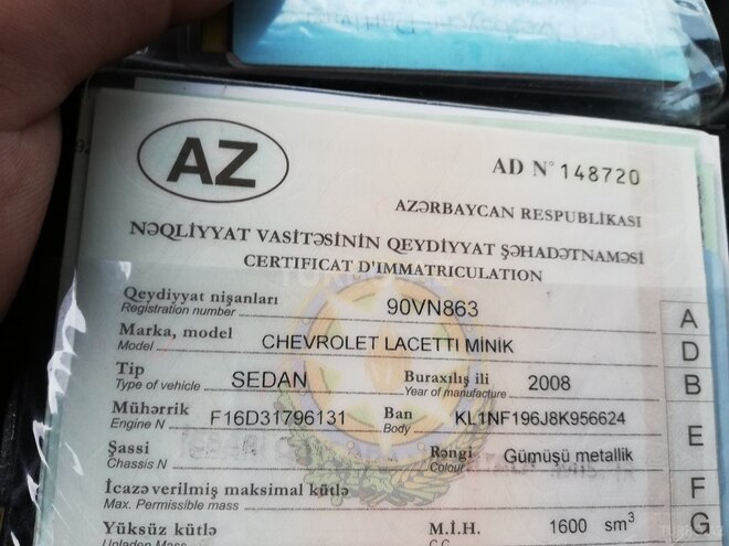 Chevrolet Lacetti 2008, 353,000 km - 1.6 l - Bakı