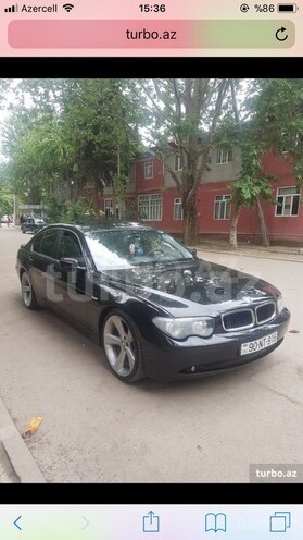 BMW 745 2002, 215,000 km - 3.6 l - Bakı