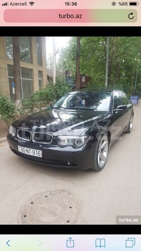 BMW 745 2002, 215,000 km - 3.6 l - Bakı