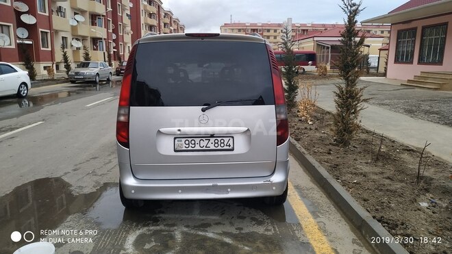 Mercedes Vaneo 2003, 240,000 km - 1.7 l - Bakı