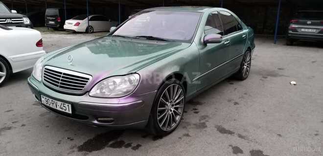 Mercedes S 500 1999, 222,222 km - 5.0 l - Bakı