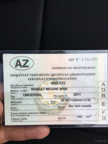 Renault Megane 2011, 182,000 km - 1.5 l - Bakı