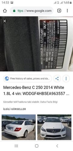 Mercedes C 250 2014, 38,897 km - 1.8 l - Bakı