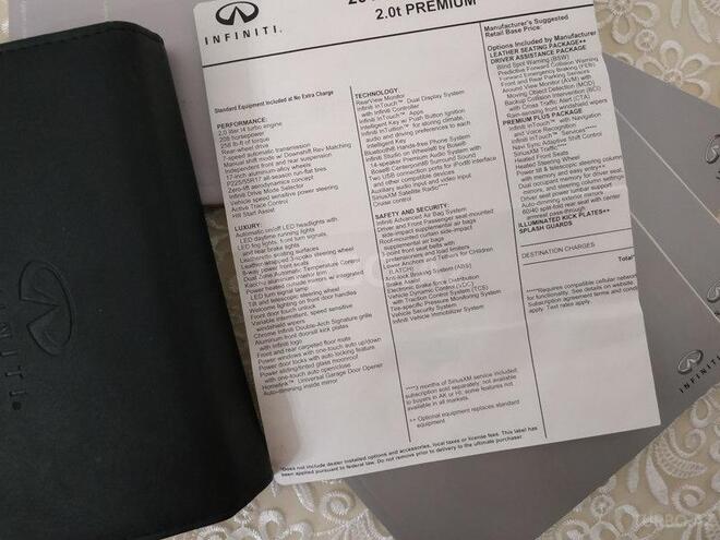 Infiniti Q50 2017, 5,000 km - 2.0 л - Bakı