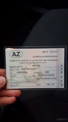 Opel Astra 2006, 213,848 km - 1.3 l - Bakı