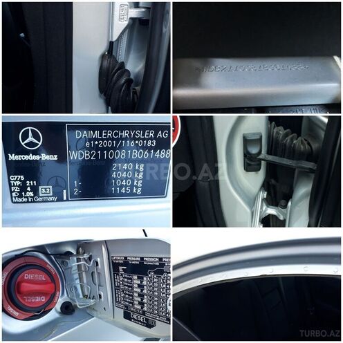 Mercedes E 220 2007, 163,500 km - 2.2 l - Bakı
