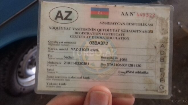LADA (VAZ) 2106 1985, 70,000 km - 1.5 l - Ağdaş