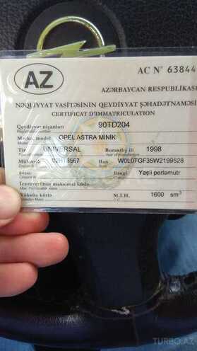 Opel Astra 1998, 348,000 km - 1.6 л - Bakı