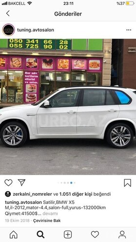 BMW X5 M 2012, 126,000 km - 4.4 l - Bakı