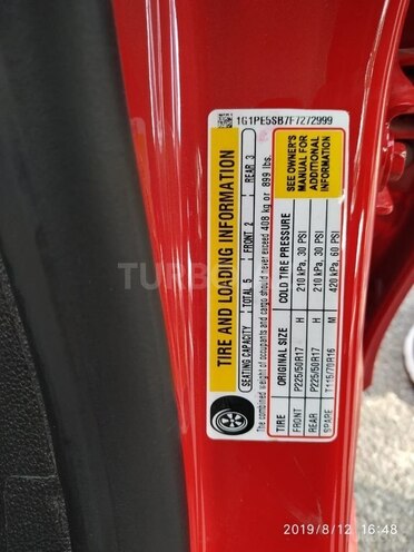 Chevrolet Cruze 2015, 104,856 km - 1.4 l - Bakı