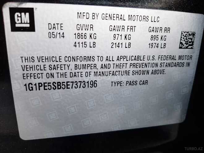 Chevrolet Cruze 2014, 138,000 km - 1.4 l - Bakı