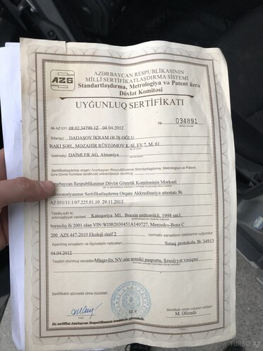 Mercedes C 200 2001, 328,447 km - 2.0 л - Bakı