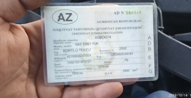 GAZ 3302-744 2002, 94,976 km - 2.4 л - Tovuz
