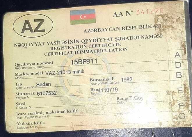 LADA (VAZ) 21011 1982, 59,074 km - 1.6 л - Salyan