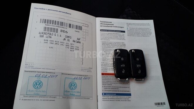 Volkswagen Polo 2017, 37,000 km - 1.6 l - Bakı