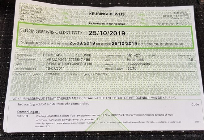 Renault Grand Scenic 2011, 171,000 km - 1.5 l - Bakı