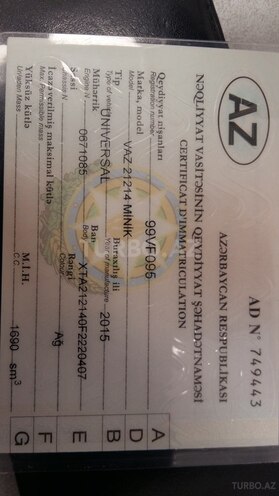 LADA (VAZ) Niva 2015, 127,650 km - 1.7 l - Bakı