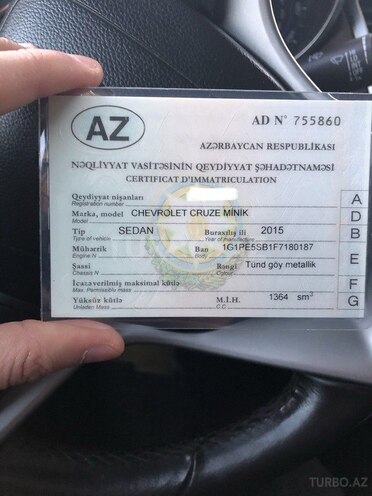 Chevrolet Cruze 2015, 76,000 km - 1.4 l - Bakı