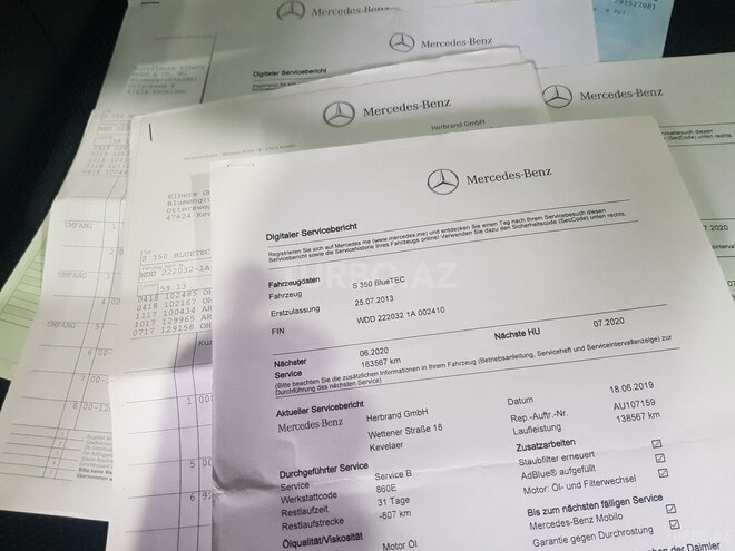 Mercedes S 350 2013, 153,000 km - 3.0 l - Bakı