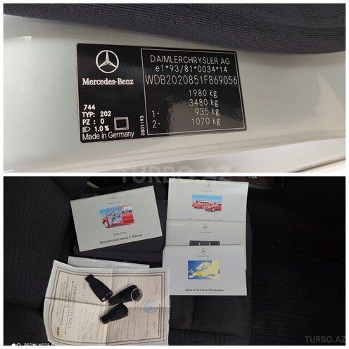 Mercedes C 230 1999, 219,400 km - 2.3 l - Gəncə