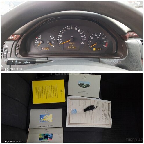 Mercedes E 200 2000, 244,000 km - 2.0 l - Gəncə