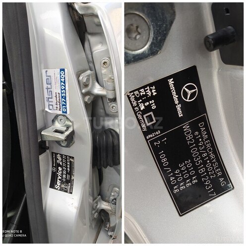Mercedes E 200 2000, 244,000 km - 2.0 l - Gəncə