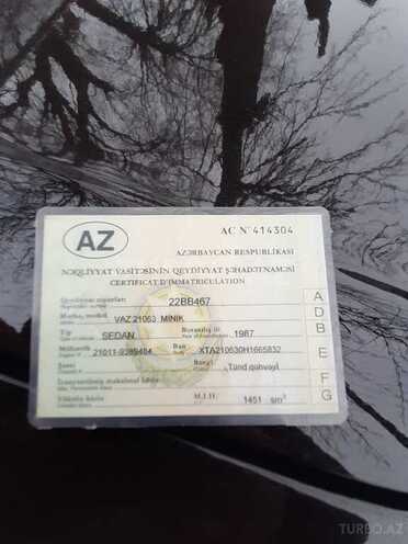 LADA (VAZ) 2106 1987, 355,568 km - 1.5 l - Masallı