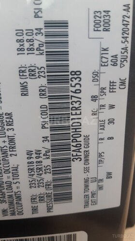 Ford Fusion 2014, 80,000 km - 1.5 л - Bakı