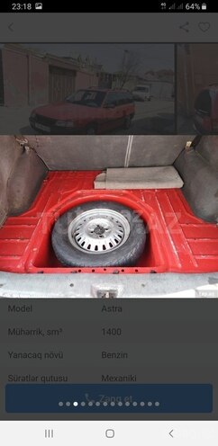 Opel Astra 1994, 238,075 km - 1.4 l - Qəbələ