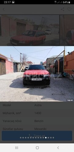 Opel Astra 1994, 238,075 km - 1.4 l - Qəbələ