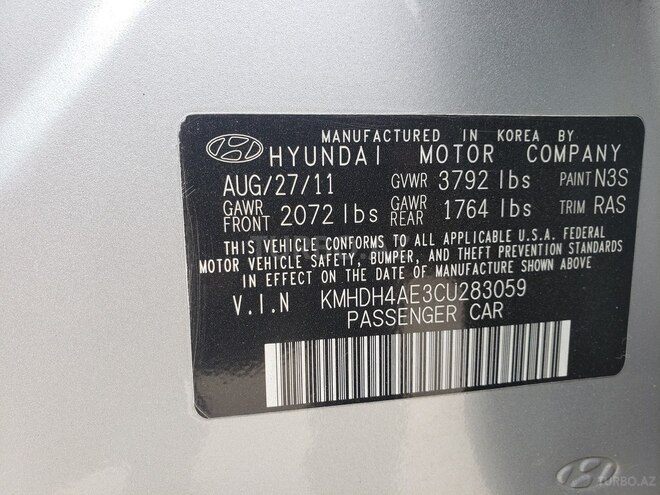 Hyundai Elantra 2011, 82,000 km - 1.8 l - Bakı