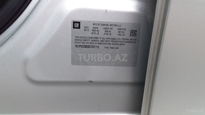Chevrolet Cruze 2013, 219,000 km - 1.4 л - Bakı