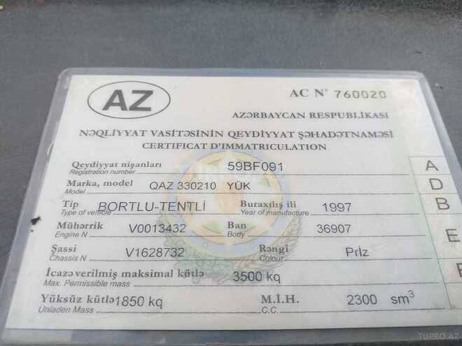 GAZ 330202-740 1997, 265,000 km - 2.3 л - Ağdam