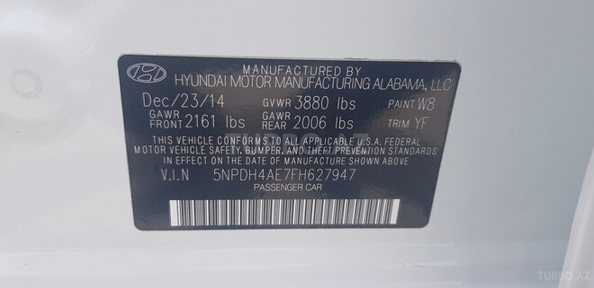 Hyundai Elantra 2014, 79,300 km - 1.8 l - Bakı