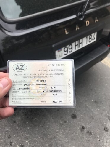 LADA (VAZ) Niva 2016, 22,000 km - 1.7 l - Bakı