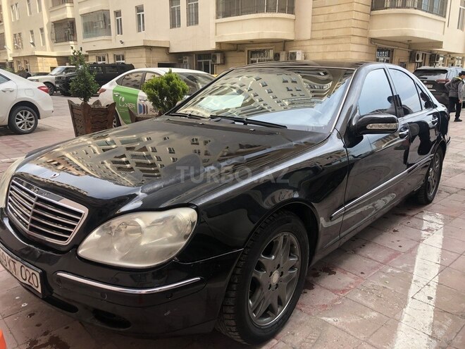 Mercedes S 320 2000, 161,000 km - 3.2 l - Bakı