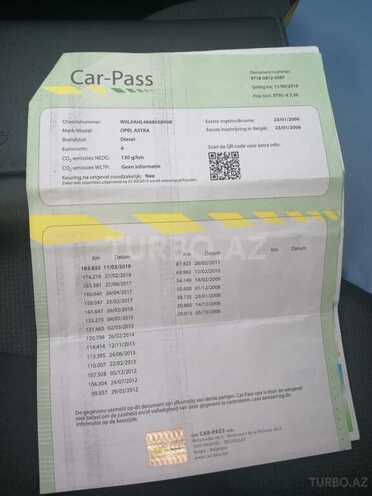 Opel Astra 2005, 230,000 km - 1.3 l - Bakı